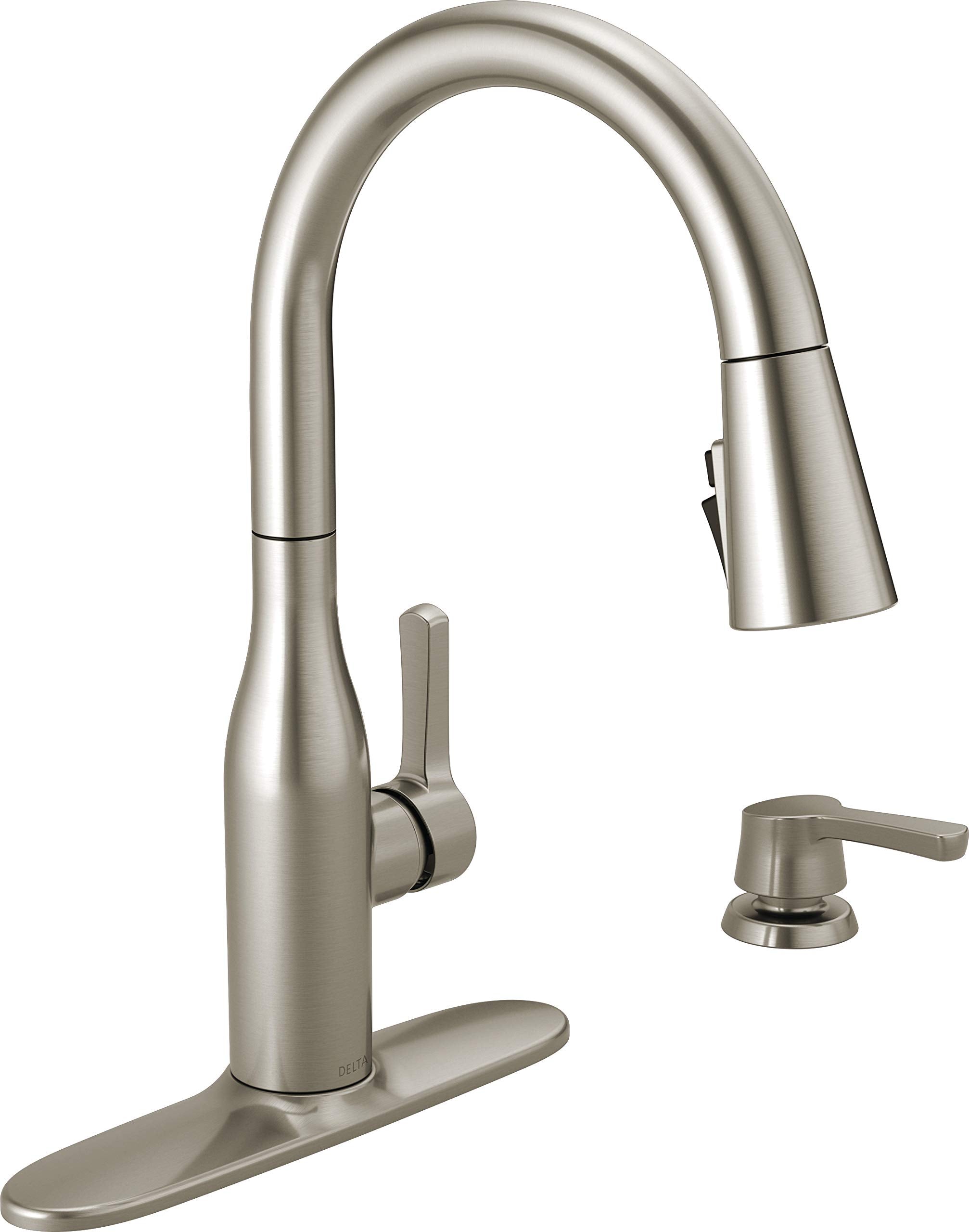 Delta 19780Z-Spsd-Dst Marca Single-Handle Pull-Down Sprayer Kitchen Faucet With Shieldspray Technology
